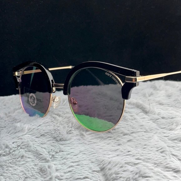Juicy Couture Black/Gold Cat Eye Sunglasses NWT SG109 - Picture 3 of 11